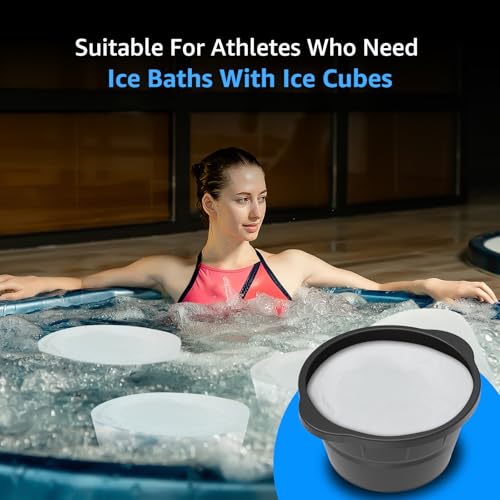Molde para cubos de hielo grandes de silicona 2 pcs miniatura 6
