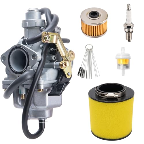 TRX250 Carburetor Replacement Kit Compatible With Honda TRX250 Recon TRX250TE TRX250TM ATV, Including oil filter, air filter, etc