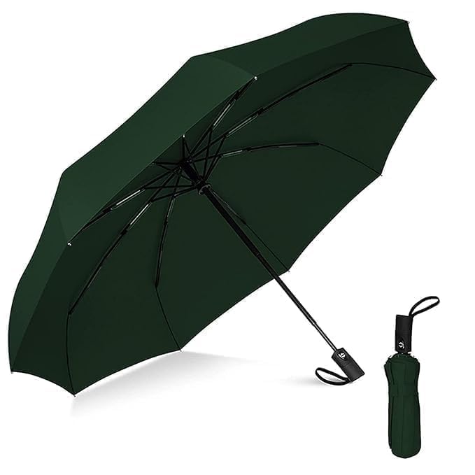 Image of BAODINI Travel Mini Umbrella for Purse with Case-Small Compact UV Umbrella Protection Sun-Lightweight Tiny Pocket Umbrella with Case for Women, Girls