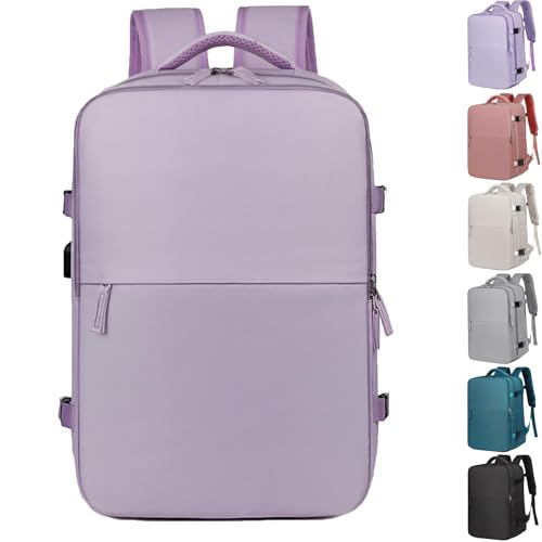 Birdesc Backpack, Levette Bag, Birdesc 25l, Waterproof Large Capacity with Separate Shoe Compartment (Purple)