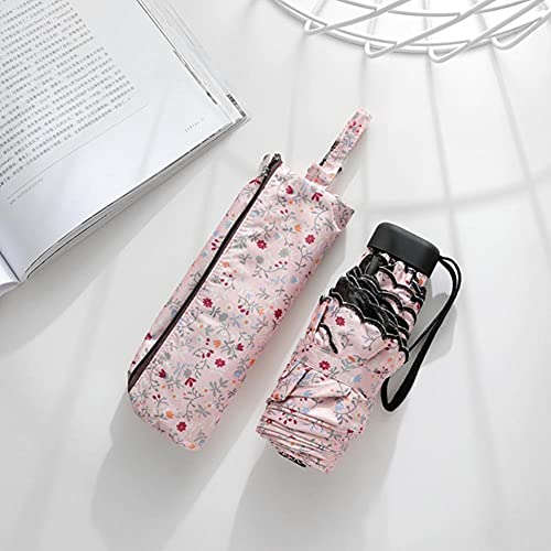 Parapluie pliant anti-UV et étanche avec sa pochette de transport protectrice