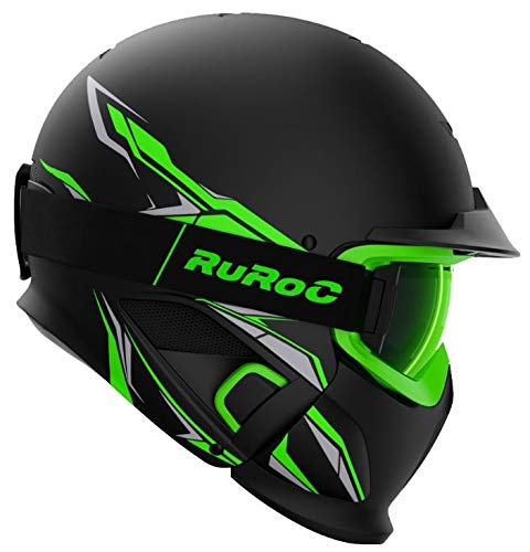 Ruroc RG1-DX Ski Snowboard Helmet, Chaos Viper matt, M/L (57-60cm