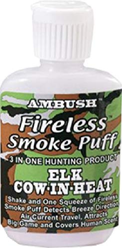 Moccasin Joe Fireless Smoke Puff Elk Wind Checker-1.5 oz