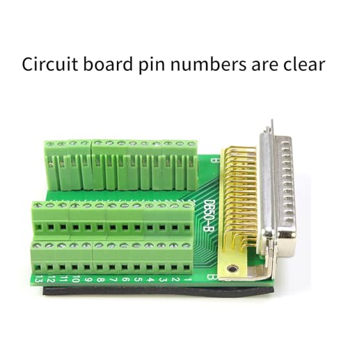 Conector D-Sub DB50 de 50 pines con doble terminal macho y hembra 3