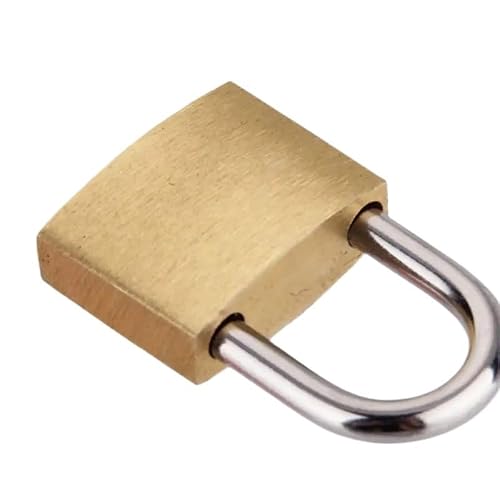 Padlock 1pc 20mm Small Copper Lock with Keys Luggage Case Padlock Storage Lockers