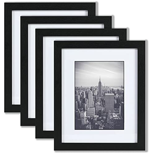 Picture Frames 8X10 Picture Frame Set Of 4 Display Pictures 5X7 With Mat Or 8*10 Without Mat,Photo Frames Collage For Wall Decor,Photo Certificate Frames Set,Wall & Tabletop Picture Frames 8 By 10 #TOP7