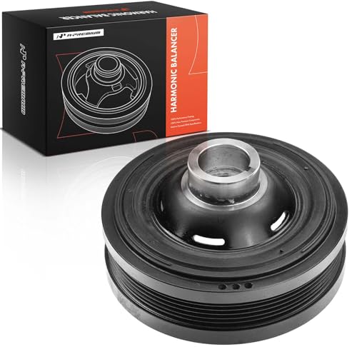 A-Premium Engine Harmonic Balancer Crankshaft Pulley Compatible with Mercedes-Benz C350 E400 GLK350 2013-2015, E300 E350 SLK350 2012-2016, GLE350 2016-2018, ML350 2012-2015, R350 2012, DOHC V6 3.5L