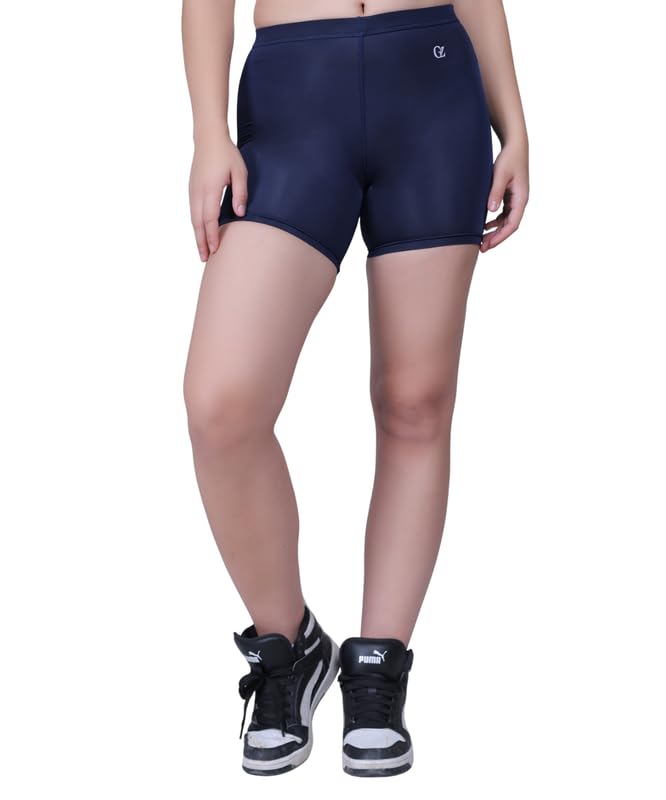 GZ Fashion Sportswear Shorts for Women | Athletic Shorts | Exercise, Jogging, Cycling, Yoga, Training & Daily Active Wear (Navy Blue)-image-15