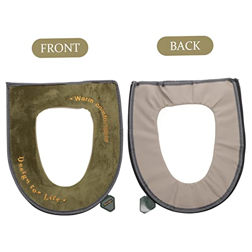 TOPBATHY 1 Stück Samt Toilettensitz Tragbare Toilettensitzabdeckung Tragbare Sitzkissen Cartoon Toilettenmatte Badezimmer Toilettenauflagen Toilettensitzkissen Matte Toilettensitzauflage – Bild 8
