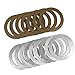 FIWARY ATC400 ATC700 Transfer Case Frictions & Steel Plates Set ATC400/ATC700 E90, E91 for Transfer Case Frictions Replace