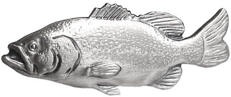 ISHOKUYA（衣飾屋) 釣り人シリーズ ユニーク 魚 タイピン タイ止め タイバー ブラックバス