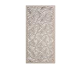 Jess and Jessica Wood Leaves Lattice - Mandala Wall Art for Home Decor, Wall Panels, Overlays, Trellis, Privacy Screens & Yard Decor