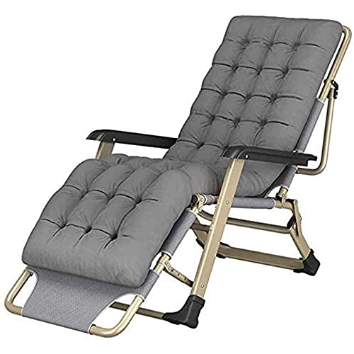 Sillón reclinable para Exteriores, Plegable, cómodo y Suave, Plegable, reclinable, para Ocio, portátil, para Adultos, Playa, balcón, jardín, Dormitorio