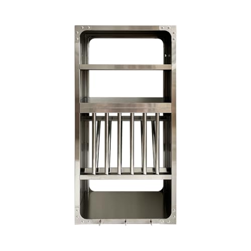 O'gre オグレ ステンレスキッチンラック(M) 韓国 インテリア 韓国風 韓国っぽ シンプル モダン さびにくい 衛生的 収納力 収納 棚 食器棚 ステンレスラック キッチンストッカー キッチン リビング ラック 40×23×80㎝