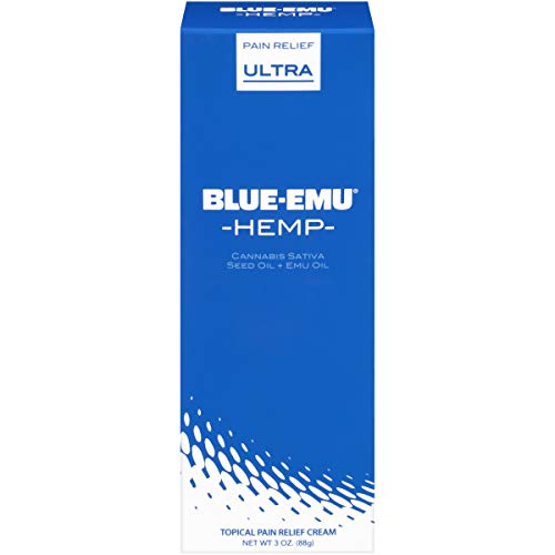 Blue Emu Hemp Ultra Cream, Light Blue, Odor Free, 3 Ounce