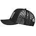 AURR American Flag Trucker Hat, Patriotic Baseball Cap for Men & Women, Breathable Mesh Adjustable Snapback, USA Flag Patch Black/Black