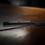 Charlemagne Men's Shatterproof Carbon Hair Comb 18 cm - Anti-Static Fine Comb for Cutting & Styling, for Men & Women - Styling Tools & Appliances - Image 4