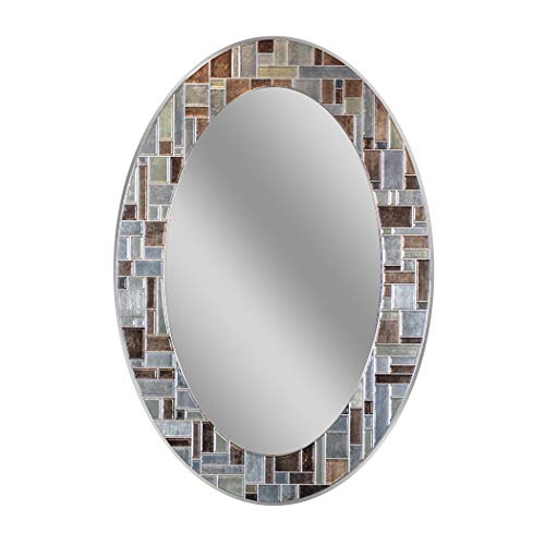 Headwest Windsor Oval Tile Wall Mirror, 21