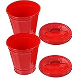 Petite poubelle en métal avec couvercle : cette poubelle peut être placée sur une table de tout matériau. saine et sans odeur, vous pouvez l'utiliser en toute confiance