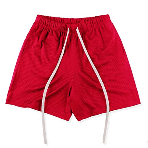 Short de course à pied hommes en big mesh léger pour sports musculaires