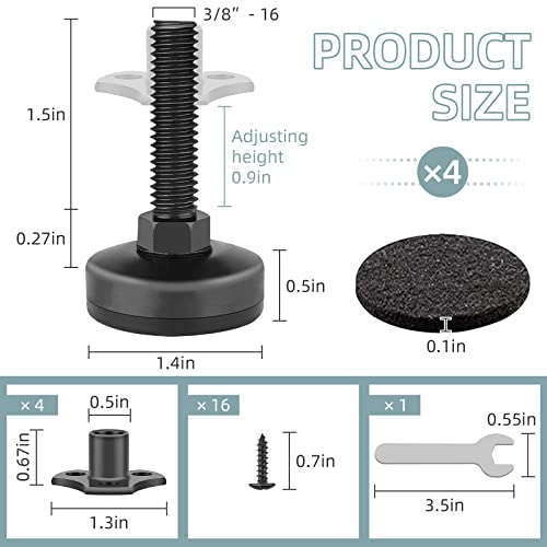 Niveladores de mesas Marca LITLANDSTAR (3)