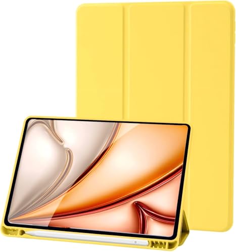 Ya en manzanajugosa.com: Funda Cover Compatible con iPad 9 8 7 Generación (10.2 Pulgadas, 2021/2020/2019), Soporta Carga de Pencil 2nd Gen, Auto Despertador/Sueño (Amarillo)