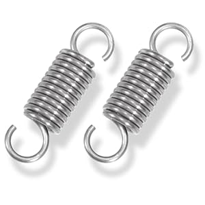 GUNGY Zugfeder mit Haken 2,2x15x50mm 2 Stück