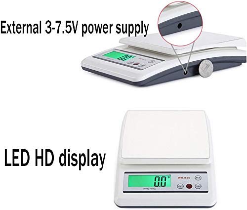 Báscula Electrónica Precisión Alta Acero Inoxidable 10000g miniatura 2
