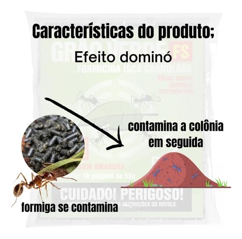 ISCA GRANULADA De Formiga Cortadeira Saúva De Jardim 5kg