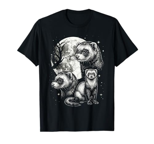 Ferret 90s Style Vintage Aesthetic Y2K Funny Ferret Graphic T-Shirt