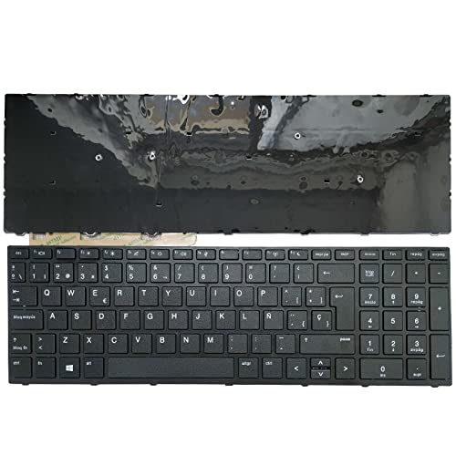 Clavier de rechange pour HP Probook 450 G5 version espagnole couleur noire