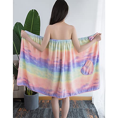 Ensemble de serviettes de bain avec nœud et serviette cheveux