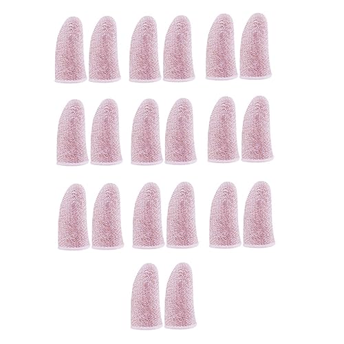 Kisangel 13 Paires Manchons Doigts Jeu Mobile Fibre Confortables Élastiques Antifriction pour Joueurs Couleur Aléatoire Couleur Aléatoire