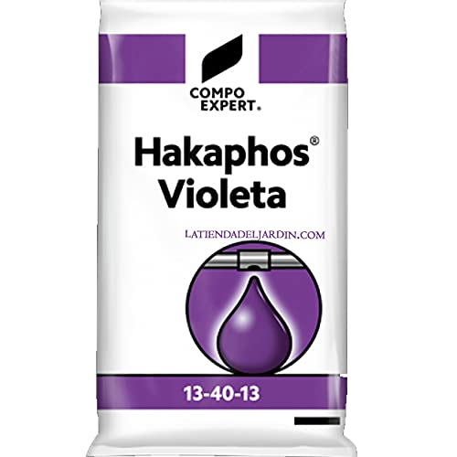 Suinga ABONO Fertilizante Hakaphos violeta 13-40-13, 25 Kg. Recomendado para el cuaje de la flor en arboles.