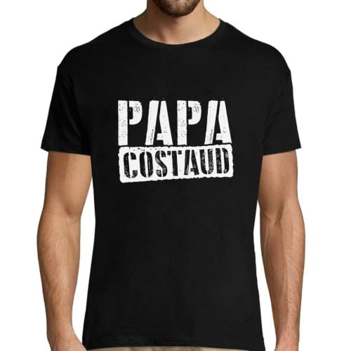 T-Shirt Homme Papa Costaud : idée cadeau anniversaire original et humour
