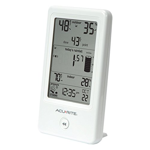 Acurite 01089M Rain Gauge With Thermometer & Humidity thumb #1