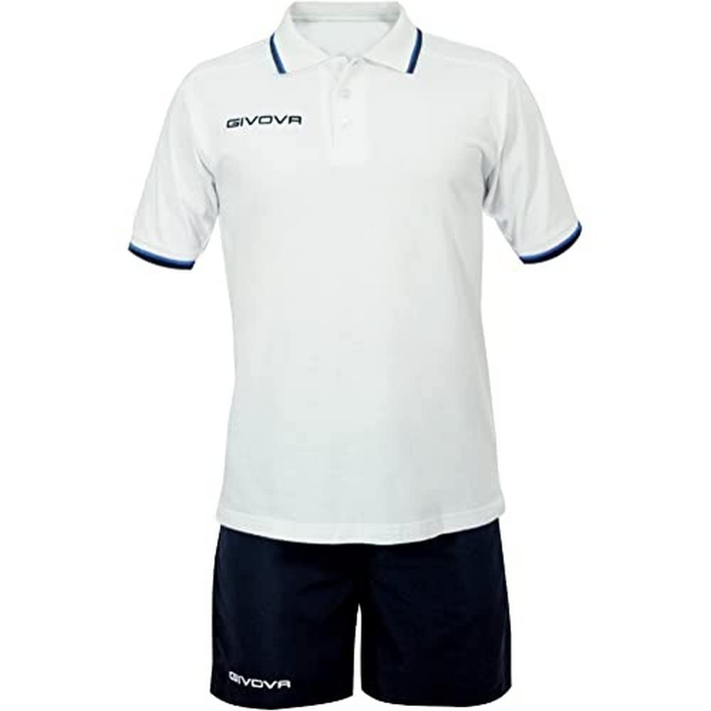 Givova Unisex Weib/Blau Kit Street, 4XL