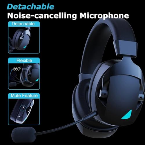 Casque Bluetooth et filaire 3.5mm noir avec microphone pour le télétravail sur PC - 5