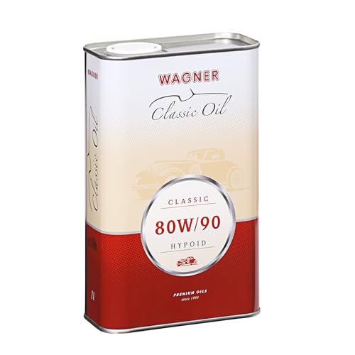WAGNER Hypoid-Getriebeöl SAE 80W90 API GL 5 & EP-Wirkstoff Für Antriebsachsen Kegel- Lenk- Stirnrad-&Nicht Synchronisierte Schaltgetriebe | Getriebeöle Für Effektiver Verschleißschutz |1 Liter