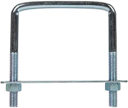 02-3453-621 Square Bend U-Bolt Zince 0.375 x 3.7 x 4 in. - Pack of 5
