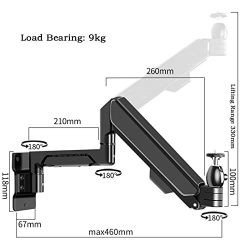 Soporte para proyector universal con trípode extensible y colgador de techo ajustable 2