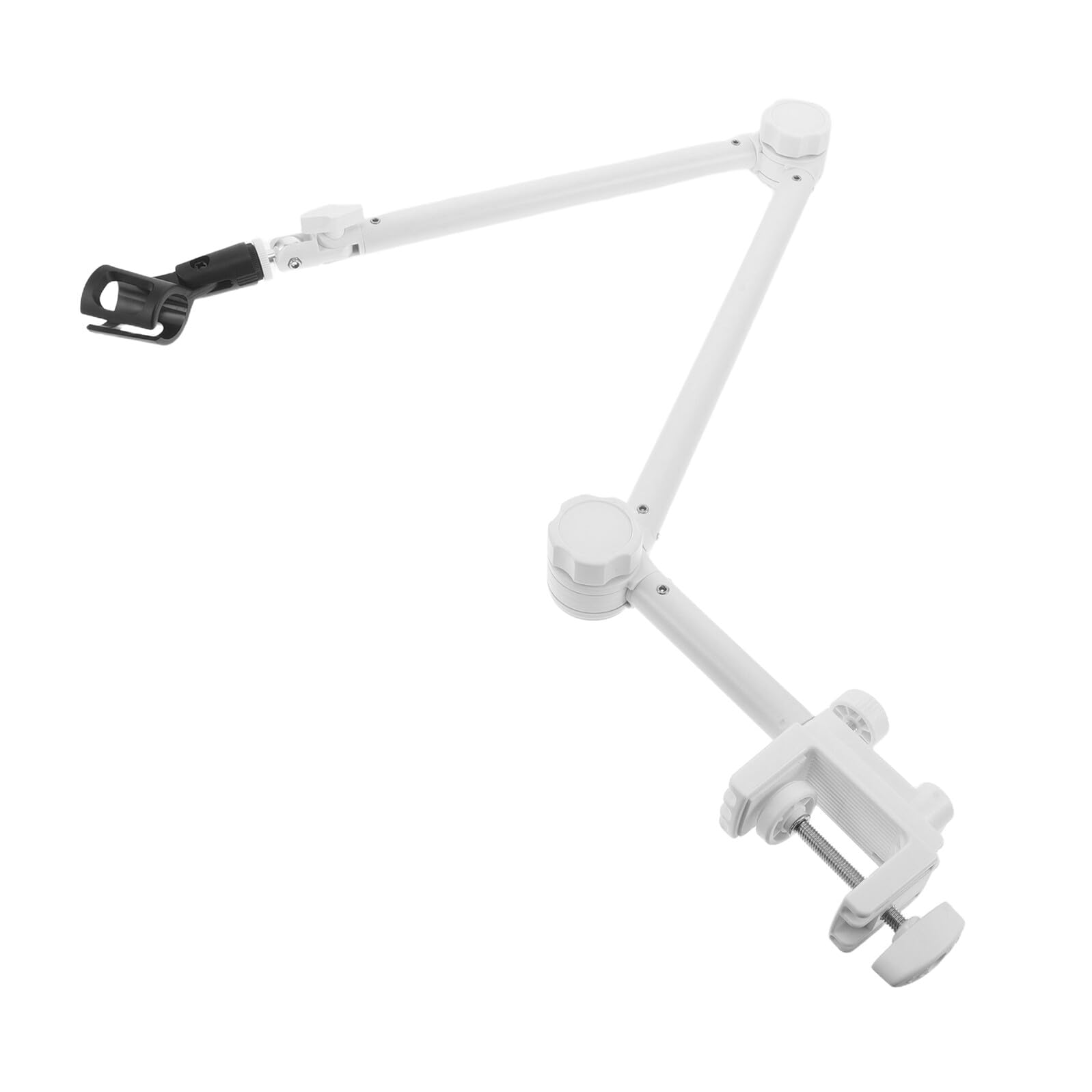 Soporte de Micrófono de Escritorio Yz-38 Blanco con Brazo Articulado