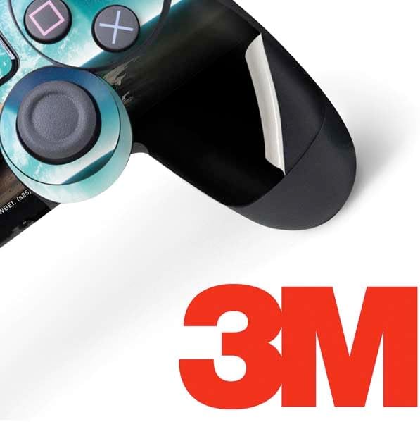 Vista 16 de Skinit Calcomanía para juegos compatible con el controlador de PS4, logotipo oficial de DC Comics Superman Comic en diseño rojo