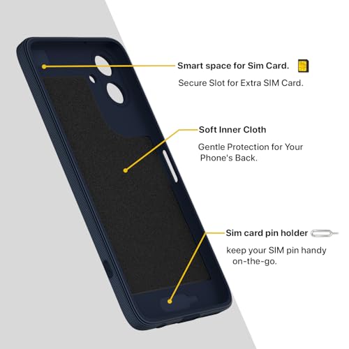Image of Pikkme Back Cover for Samsung Galaxy F70e 5G | M07 | F07 | A07 | A07 5G Soft Matte Silicone Mag-Safe Design (Mag-Safe Not Support) Camera Protection | Slim Fit Bumper Cover (Blue)