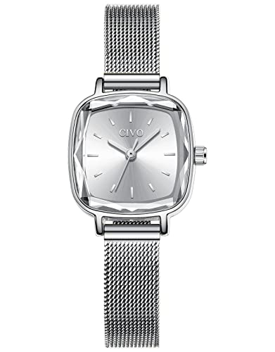 CIVO Relojes para Mujer,Oro Rosa Impermeable Reloj de Pulsera con Acero Inoxidable Elegantes Negocios Relojes de Cuarzo Analógicos para Mujer Niña Cover