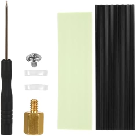 M.2 Heatsink, Aluminium Alloy M.2 Heatsink with Thermal Silicone Pad Premium Cooling Solution for 2280 SSD