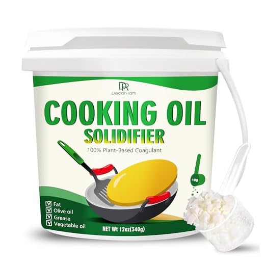 Eco-Friendly Cooking Oil Solidifier