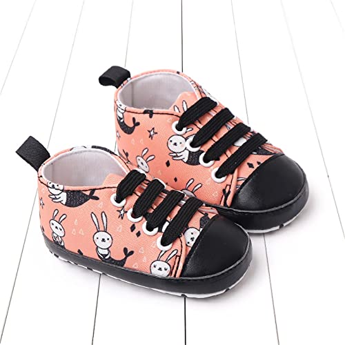 Summer Children Infant Toddler Shoes Boys and Girls Sports Canvas Cute Cartoon Pattern Lace Up Lightweight and Comfortable Toddler Girls Athletic Shoes3