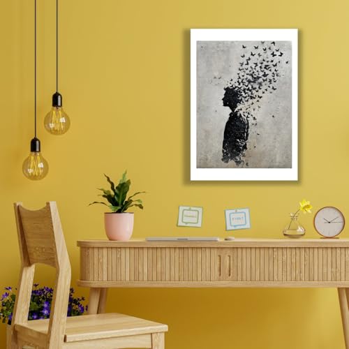 Affiche Papillons Transformation Spiffing Prints : impression d'art mate medium - 2