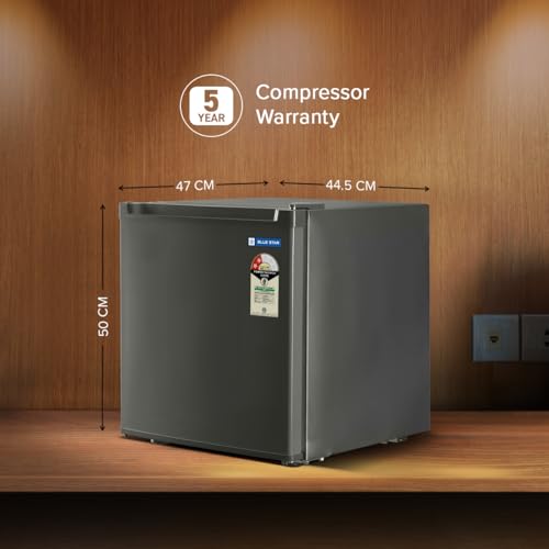 Image of Blue Star Bluestar 45 Ltr, 2 Star, Mini Refrigerator with Freezer, Direct Cool, Grey, MR60-GG